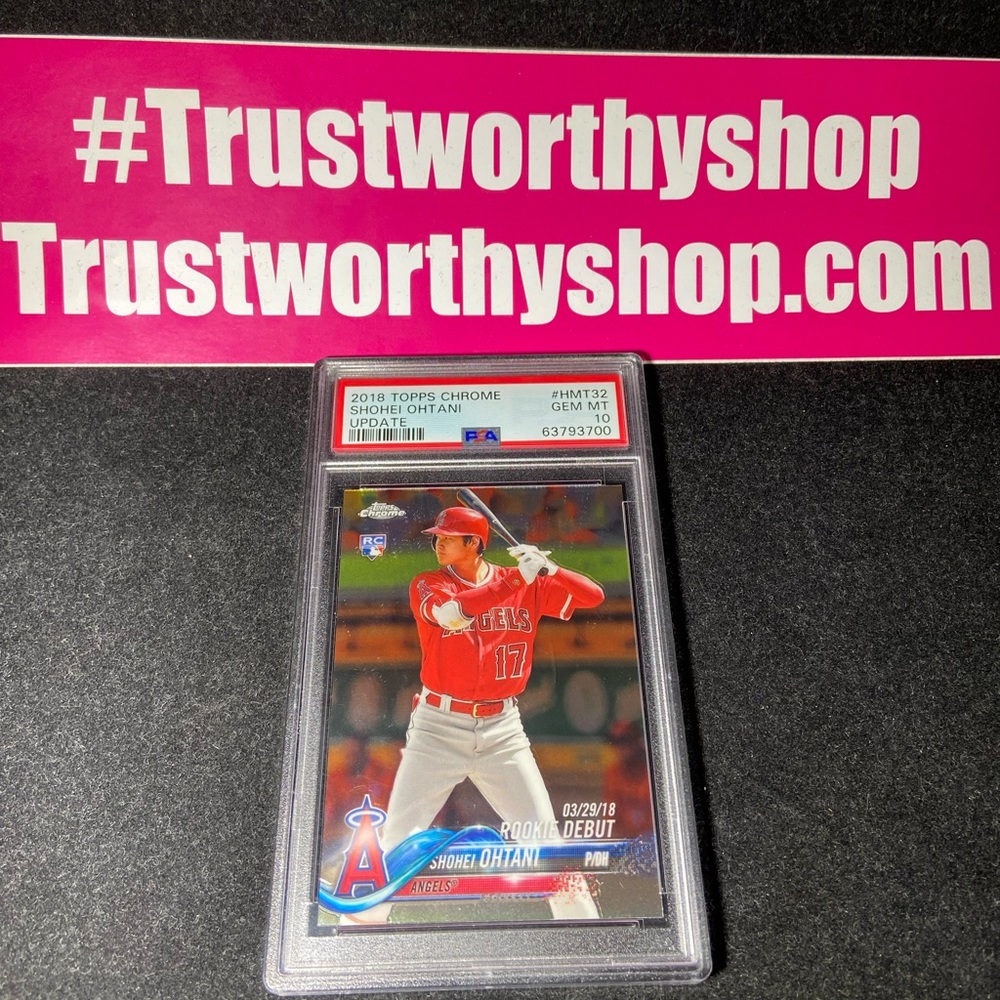 Shohei Ohtani Rookie PSA 10 💎 Topps Chrome 🔥 ⚾️